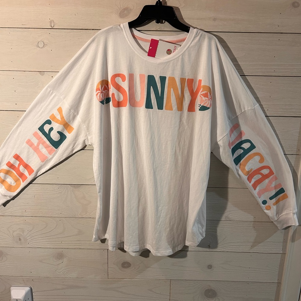MARLEYLILLY 2xl/3xl. Colorful Graphic Long Sleeve Shirt. Women’s. NWT.